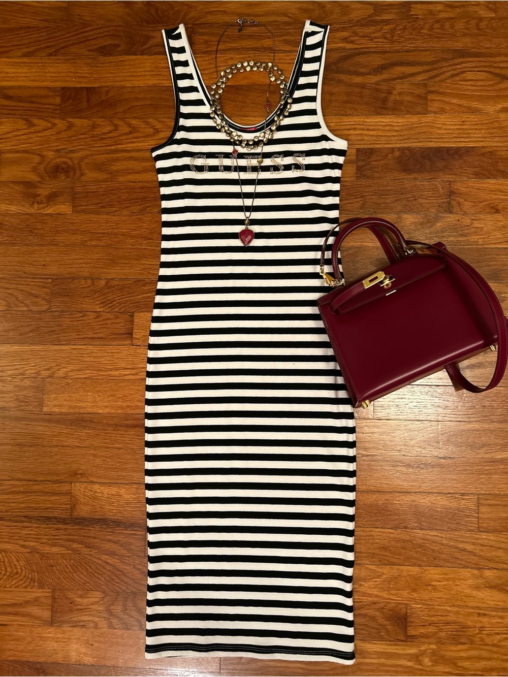 Guess striped dress